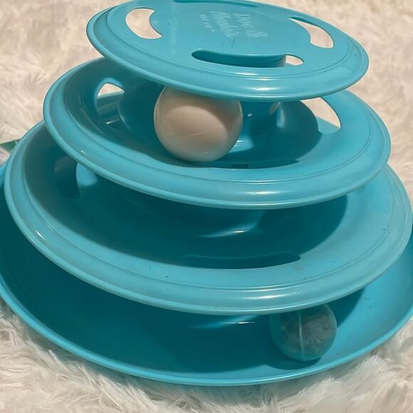 Kawaii cute interactive set of two cat kitten toys - Picture 2 of 7